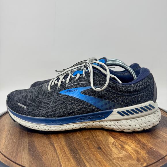 Brooks Adrenaline 21 110491D402 Grey/Blue Men's Size 11D - Picture 5 of 8